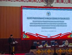 Dewan Gelar Rapat Paripurna Persetujuan APBD Perubahan 2025