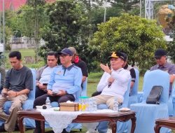 Olahraga Sore dan Diskusi Santai, Gubernur Kalteng Ajak Pers Perkuat Sinergi Pembangunan