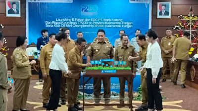 Wagub Kalteng Launching E-PAHARI, Permudah Bayar Pajak Kendaraan Secara Digital