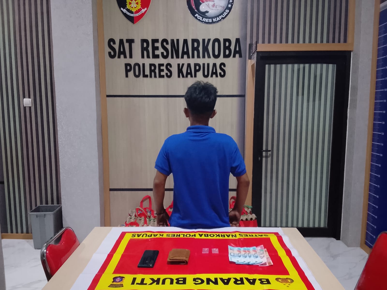 Polisi Tangkap Terduga Pengedar Sabu di Selat Hulu, Kapuas