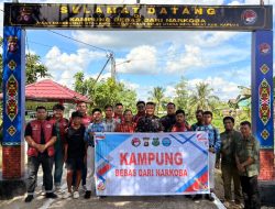 Polres Kapuas Tingkatkan Edukasi Lewat Kampung Bebas Dari Narkoba