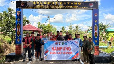 Polres Kapuas Tingkatkan Edukasi Lewat Kampung Bebas Dari Narkoba