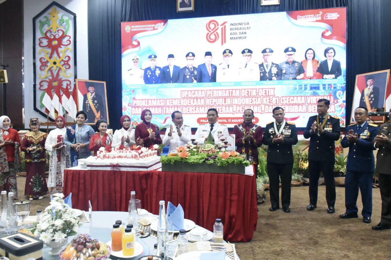 Momen Spesial HUT RI, Gubernur Agustiar Sabran Rayakan Usia KE-54
