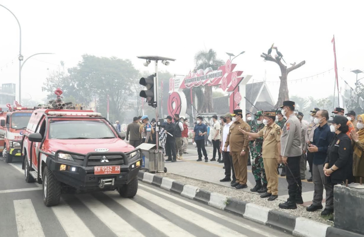 Pemprov Kalteng Kerahkan ASN Bantu Padamkan Karhutla