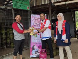 Pertamina Jemput Bola ke Desa Terantang, Ajak Warga Mampu Beralih ke Bright Gas 5,5 kg
