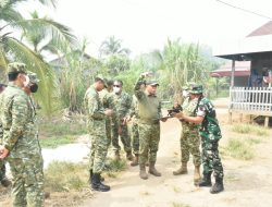 Pangdam XXII/TB Tinjau Lokasi Sumur Bor di Pulang Pisau