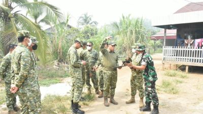 Pangdam XXII/TB Tinjau Lokasi Sumur Bor di Pulang Pisau