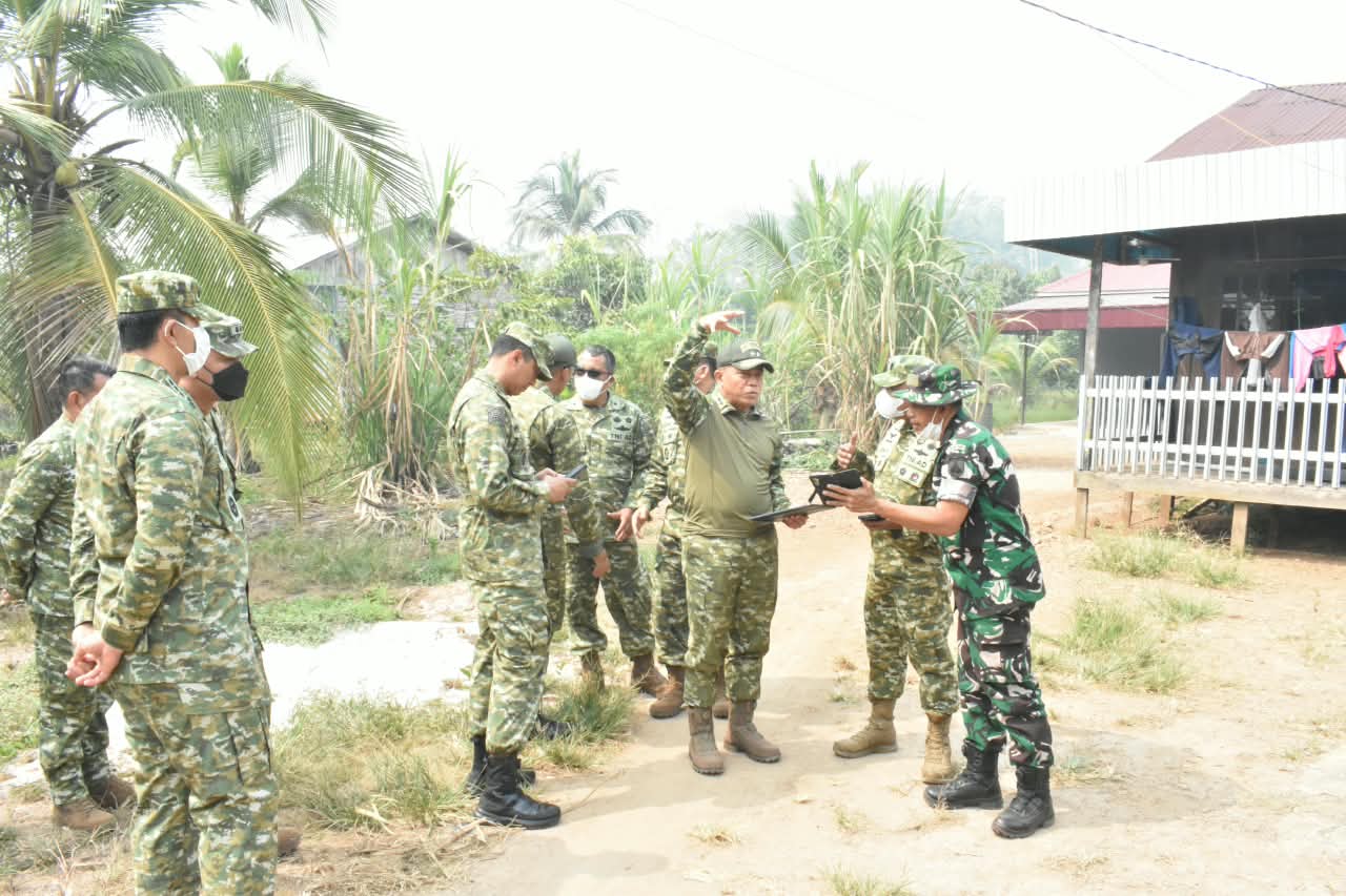 Pangdam XXII/TB Tinjau Lokasi Sumur Bor di Pulang Pisau