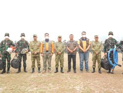 Kasdam XXII/Tambun Bungai Pimpin Apel Penyerahan Bantuan Peralatan Penanganan Karhutla Sekaligus Pemberangkatan Tim Reaksi Cepat 